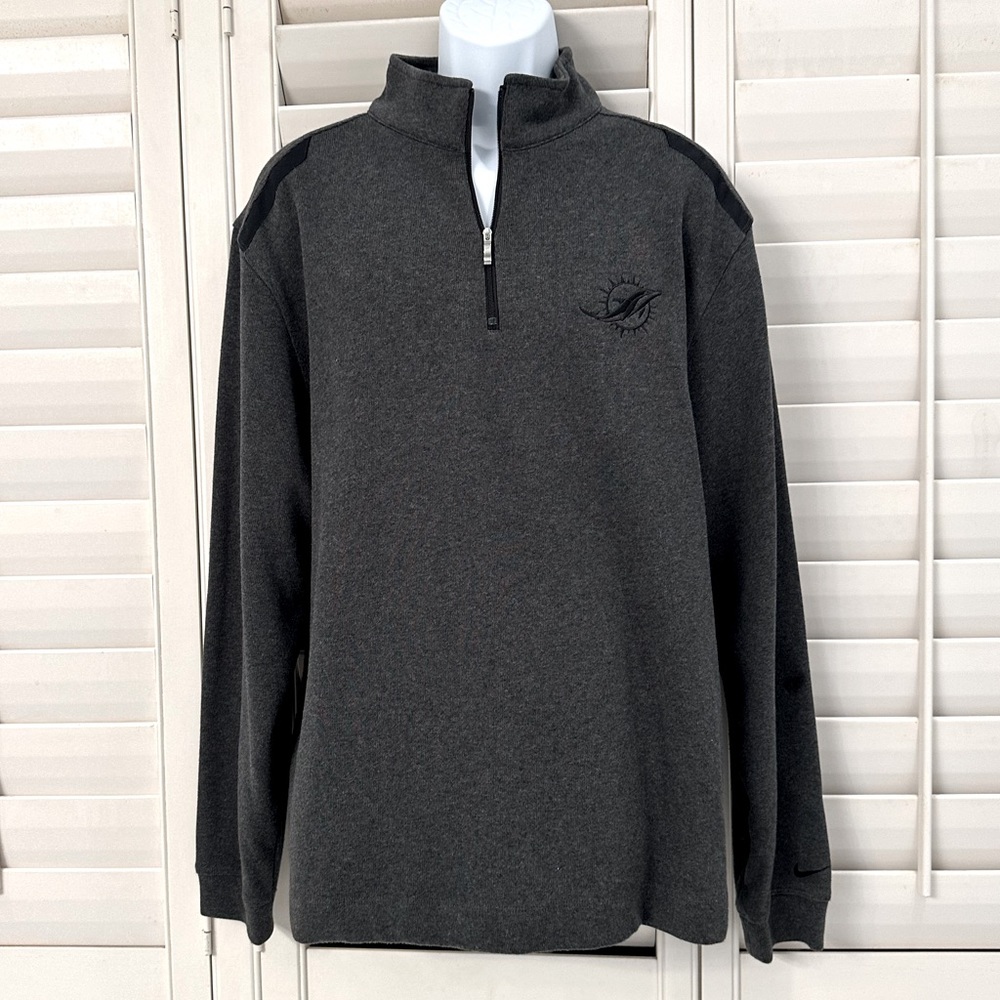 Nike Golf Dri-Fit luxury GameDay Sweater, Miami Dolphins embroidered ^Style